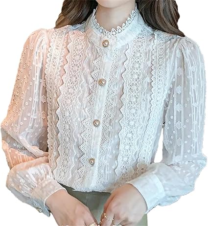 Ameri VINTAGE - LADY UNUSUAL LACE BLOUSE オフホワイト Ameri VINTAGE - 名古屋店限定⭐️ 希少 LADY UNUSUAL LACE
